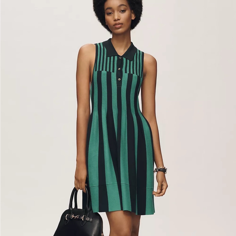 Maeve Sleeveless Knit Mini Swing Dress